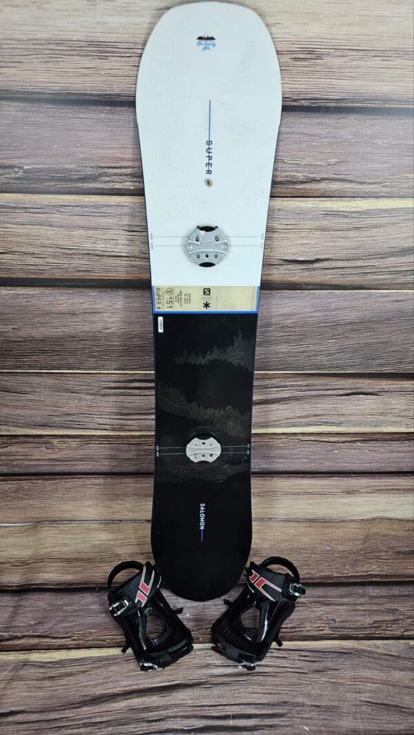 Snowbord SALOMON super8 151cm sa vezom - Image 4